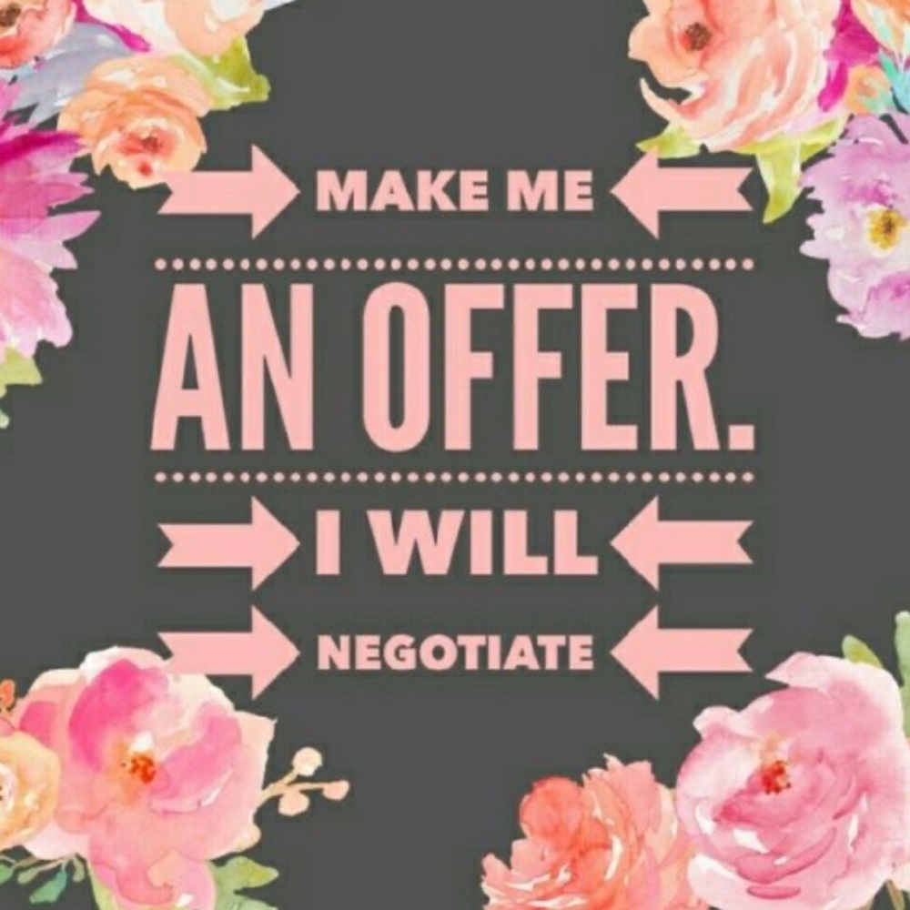 Reasonable offers welcome!! 😊